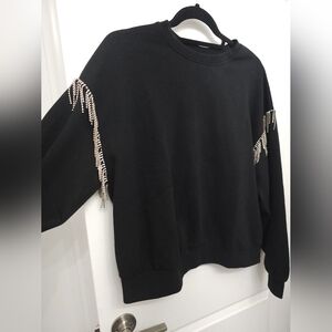 ONLY SWEATER -danging gems size medium BRAND NEW